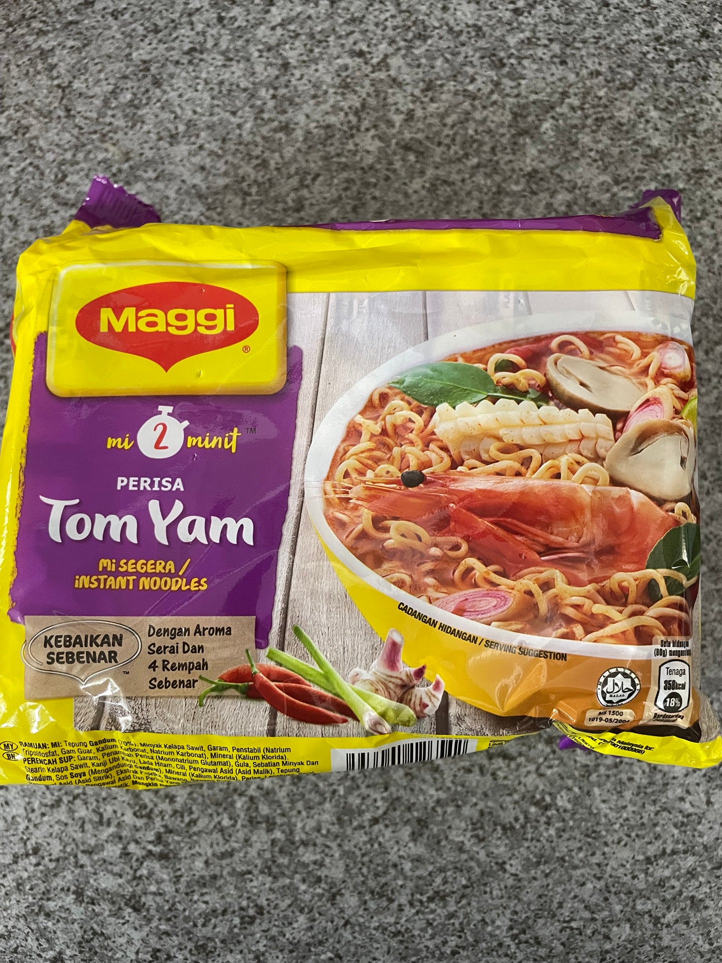 Maggi Mi Segera/Instant Noodles 5x79g