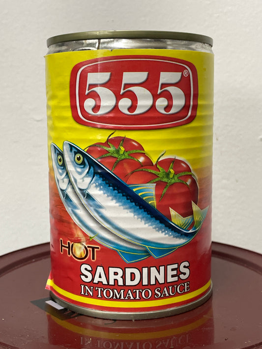 555 Sardines in Tomato Sauce Spicy