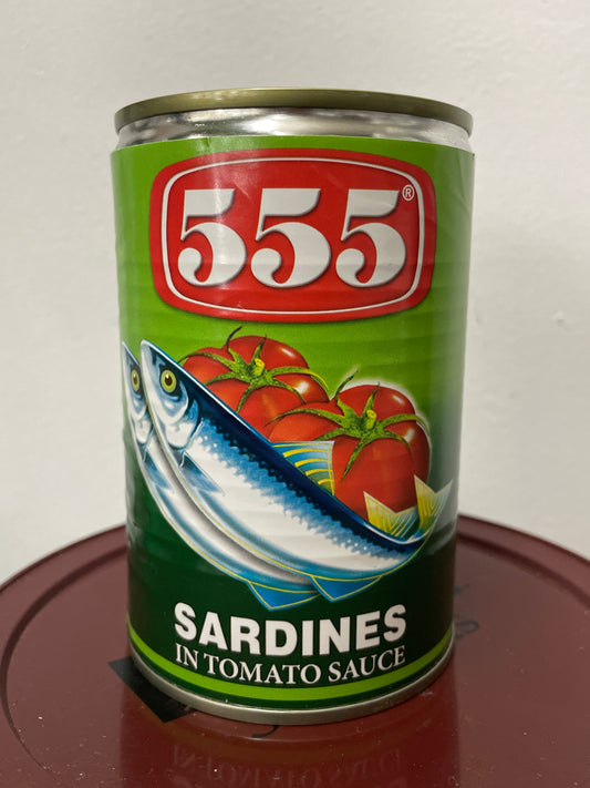 555 Sardines in Tomato Sauce Regular