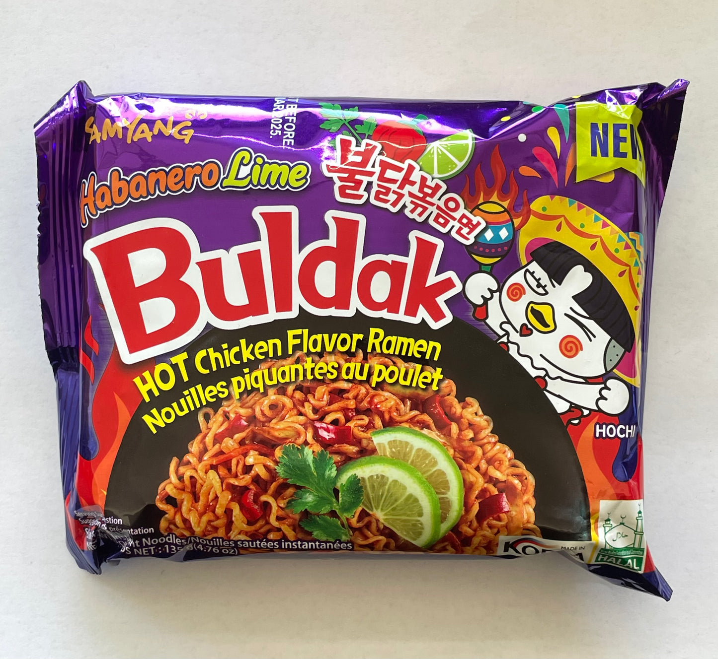 Samyang Buldak Habanero Lime 135g