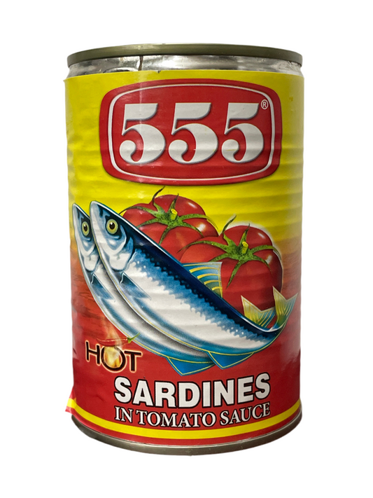 555 Sardines in Tomato Sauce Spicy