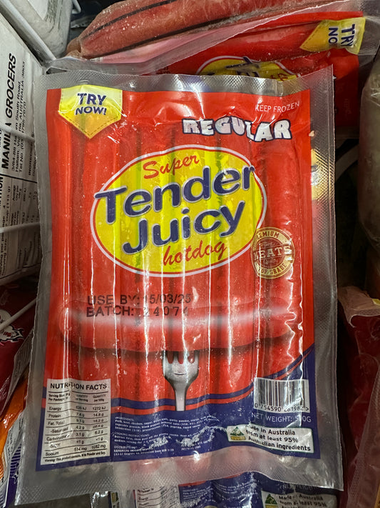 Tender Juicy Regular 500g