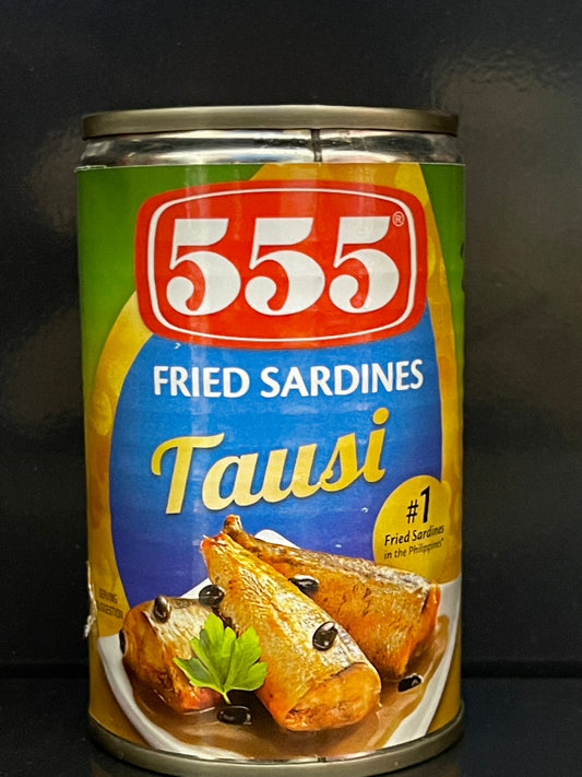 555 Fried Sardines Tausi 155g