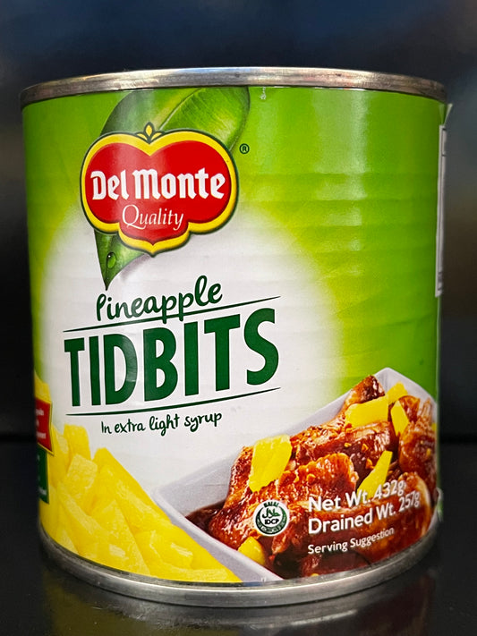 Del Monte Pineapple Tidbits 257g