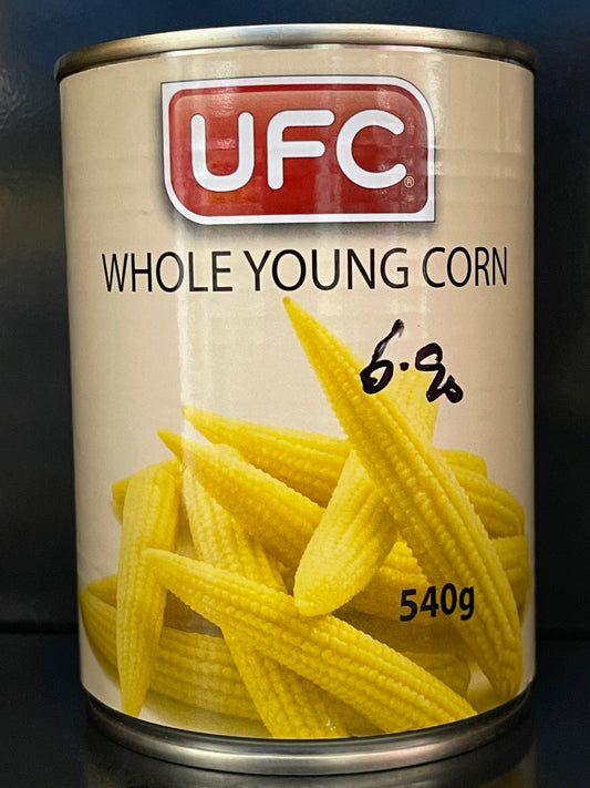 UFC Whole Young Corn 540g