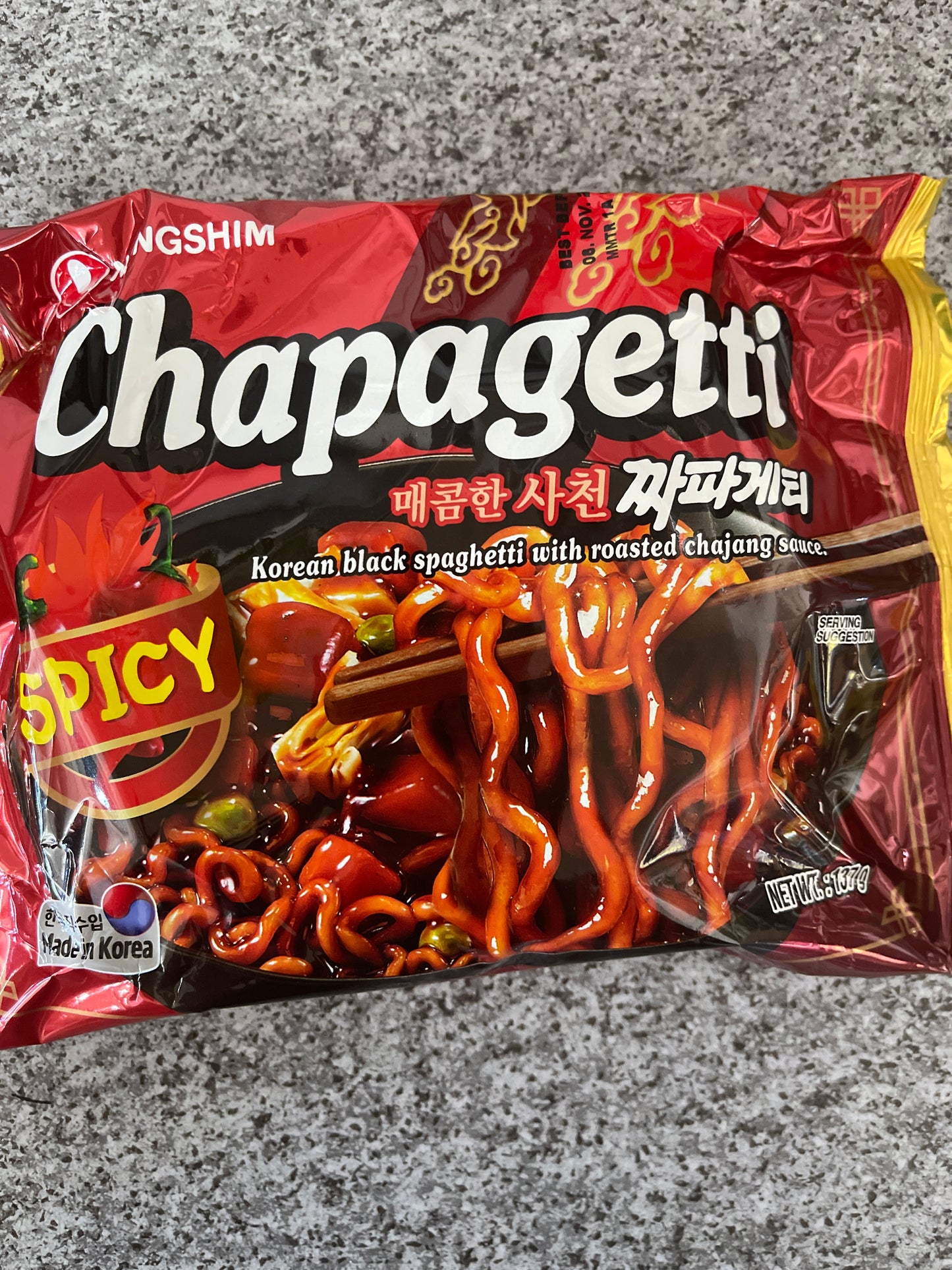 Chapagetti Spicy 137g