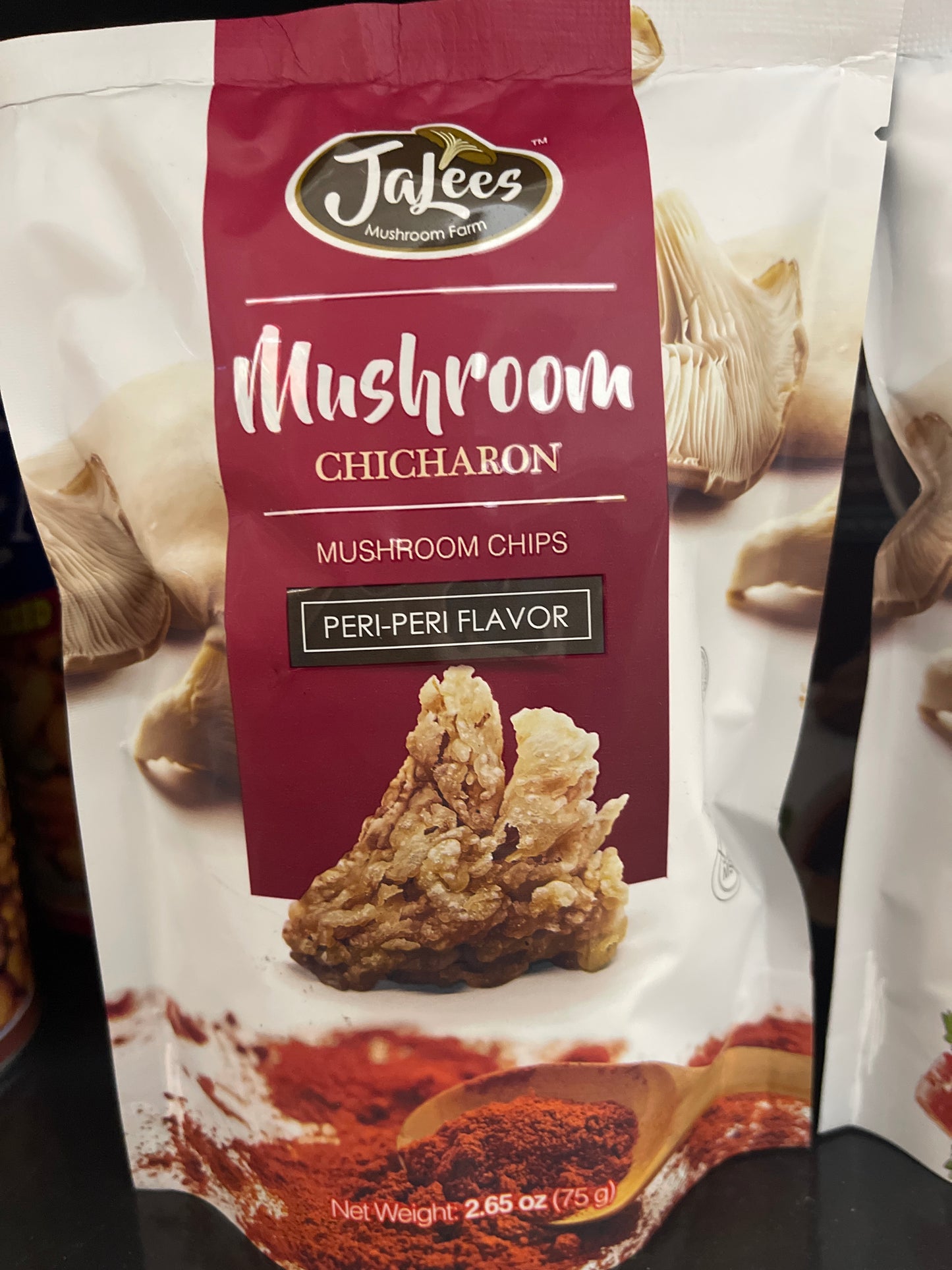 Jalees Mushroom Chicharon Peri-peri 75g